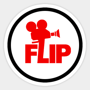 Flip Record Sticker